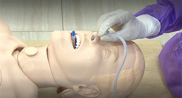 Naso-gastric tube insertion 